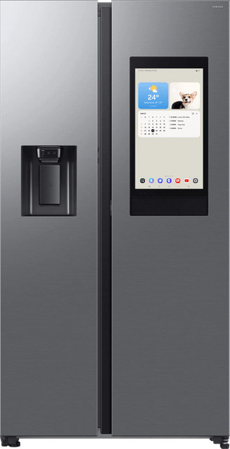 Samsung RS90F66BETEF Family Hub Side-by-Side Kühlschrank in Grau - Bild 1