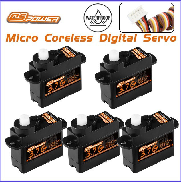 DSPOWER Mini Digital Servo, Kunststoff Getriebe, Micro Coreless Motor, JST Stecker - Bild 1