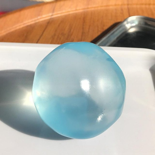 Squishy Plastizität Mochi Knet-Fidget-Spielzeug, blau - Bild 1