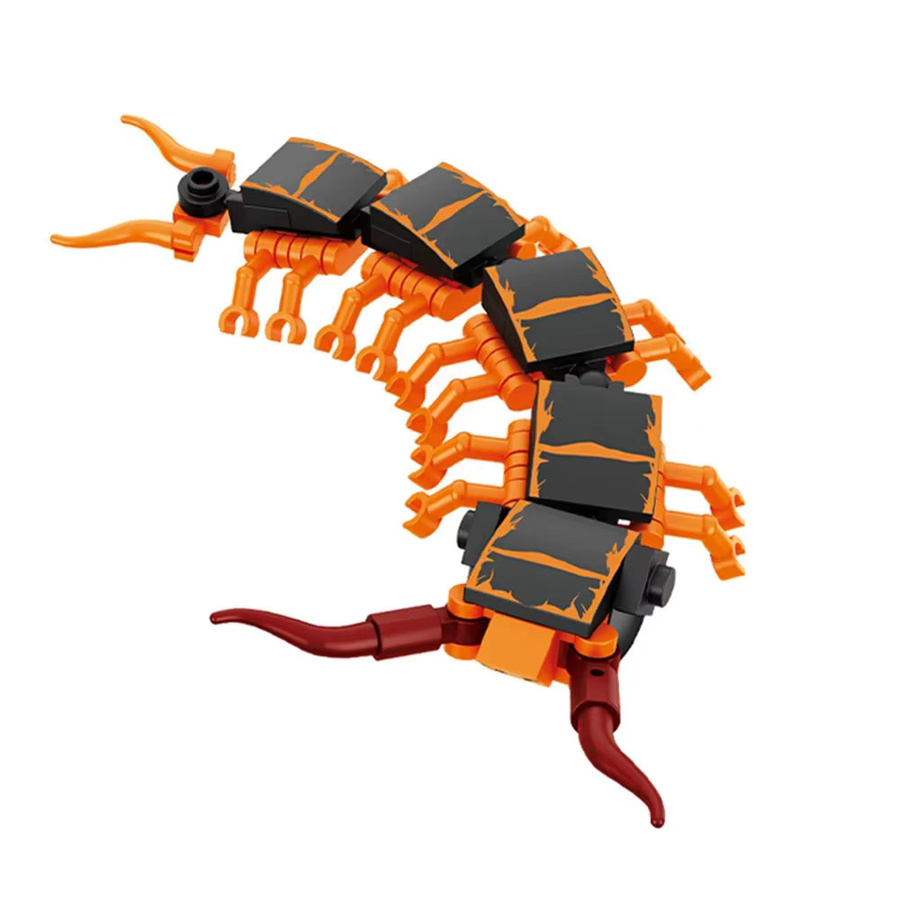 GSF Insekten Tier Modell Bausteine Set mit Biene Ameise Schmetterling Cricket und Heuschrecke als DIY Puzzle Spielzeug für Kinder in Mehrfarbig - Bild 1