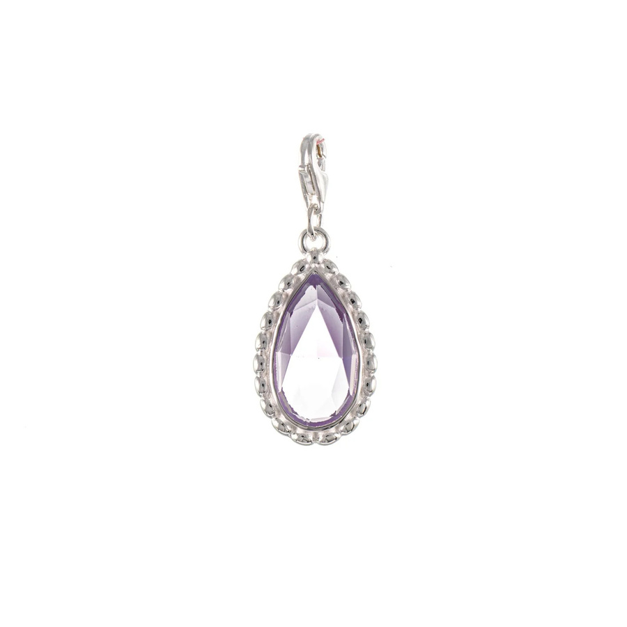 Wechselstein für Collier Signature, 925 Silber, flieder, Unisex - Bild 1