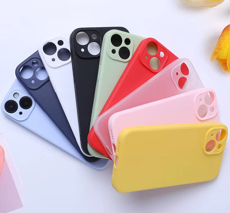 Luxuriöse Flüssigsilikonhülle für Apple iPhone Modelle in Gelb und Multicolour - Bild 4