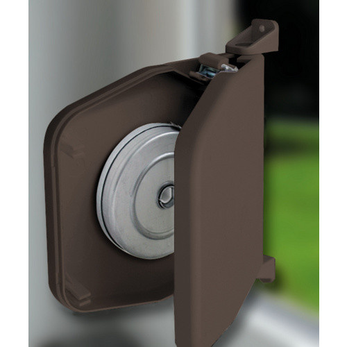 Schellenberg Aufschraubwickler Mini aufklappbar, Braun, für Rolladen-System Mini - Bild 3