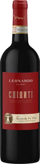 Leonardo da Vinci Rotwein Sangiovese 2023, Toskana, trocken, 0,75 l - Bild 1