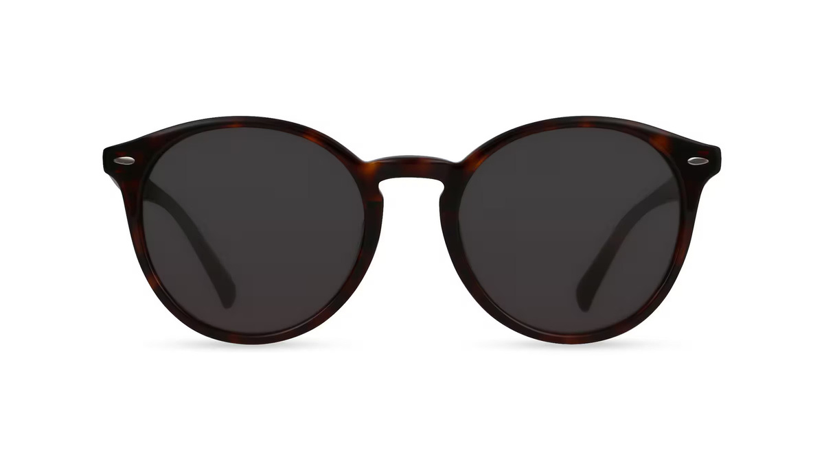 Fielmann BD 474 SUN Sonnenbrille, Vollrand, Rund, Acetat, Unisex, braun - Bild 1