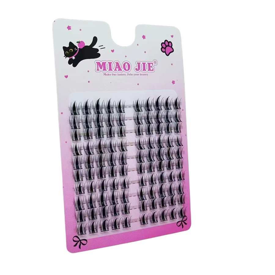 MIAOJIE Künstliche Wimpern Set, Schwarz, 10 Reihen, Unisex - Bild 4