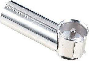 Hama Antennen-Adapter ISO auf DIN Kupplung 90 Grad in Silber - Bild 1