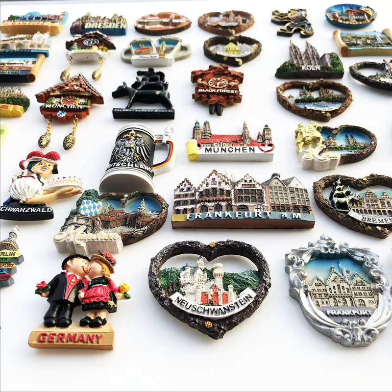 Deutschland 3D Kühlschrankmagnete aus Harz als Tourismus Souvenir in Mehrfarbig - Bild 2