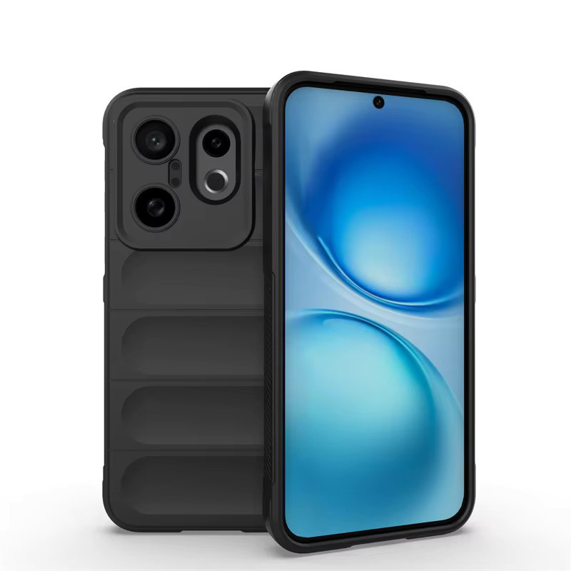 Schutzhülle aus weichem Silikon-TPU für Vivo X200 Pro und Vivo X300 Pro in Schwarz - Bild 3