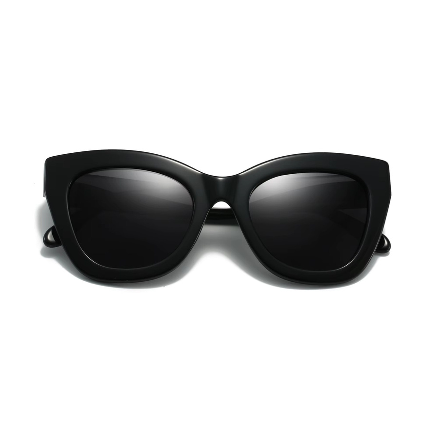 ZENOTTIC Sonnenbrille, Vollrand, quadratisch, Acetat, schwarz, Damen - Bild 2