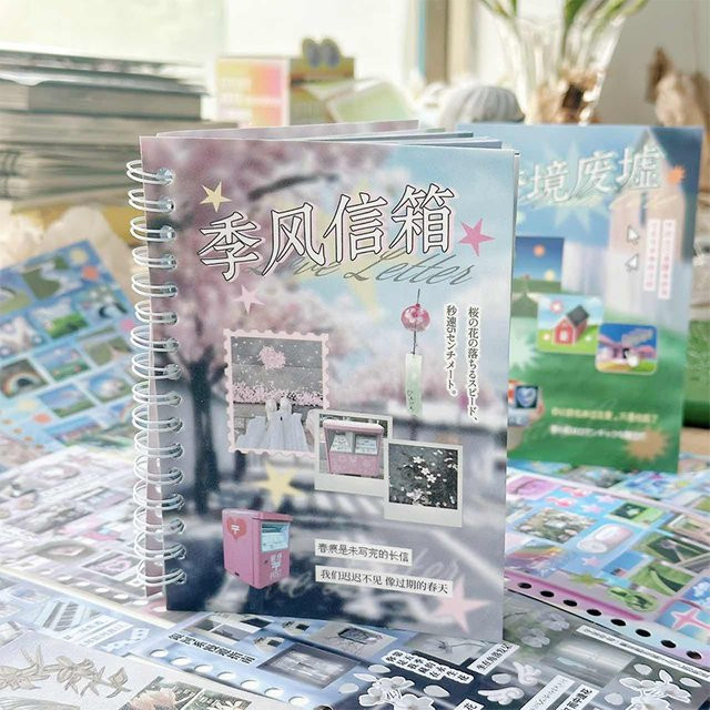 Mr. Paper Time Reshaping Cut Film Sticker Book mit 30 Stück Spulen-Design in Multicolour für dein DIY Scrapbook und Journal-Dekor - Bild 1