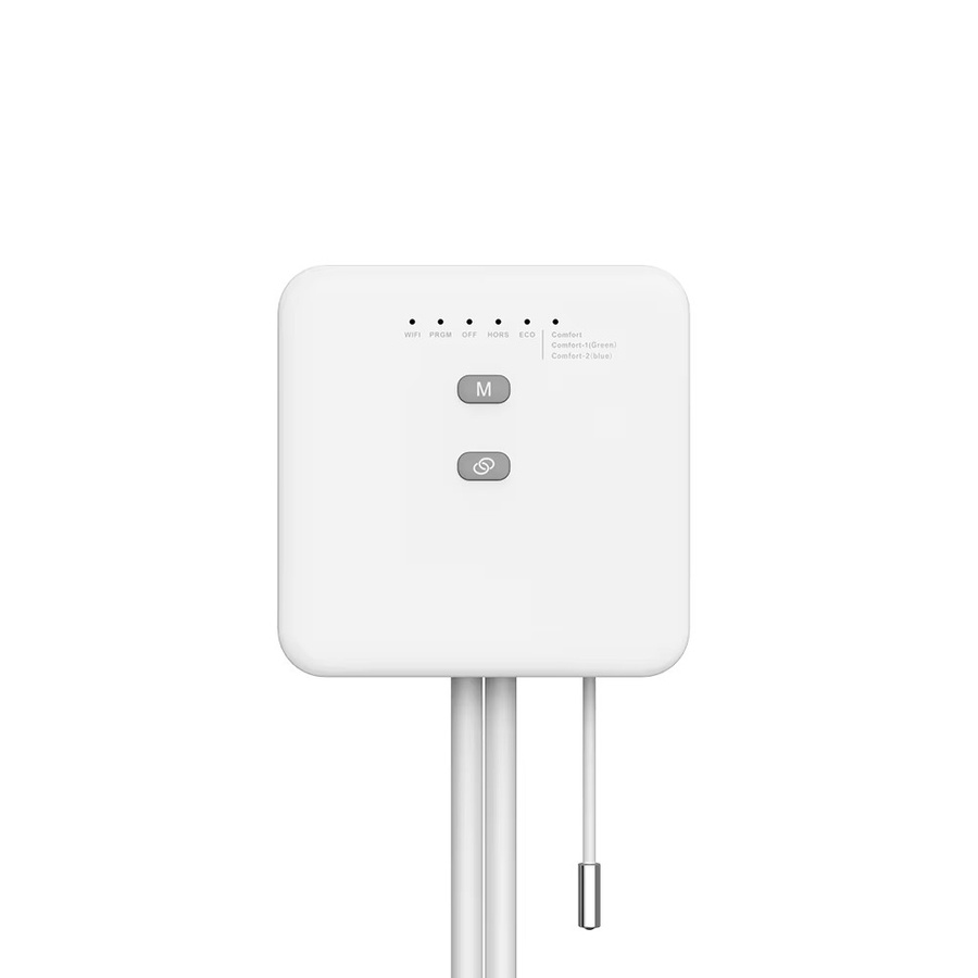 Tuya ZigBee Smart Thermostat für Pilot Draht Heizung und Heizkörper mit Ecowatt Stromüberwachung in Weiß - Bild 2