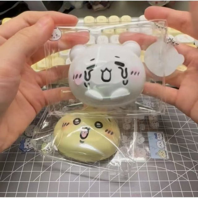 Bandai Usagi Hachiware Slow Rebound Squishy, Stressabbau-Figur - Bild 1