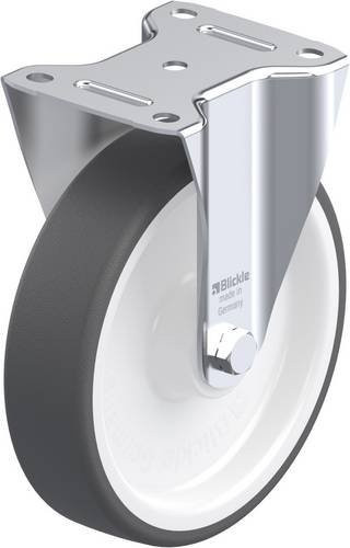 Blickle B-POTH 200R Bockrolle in Grau-Weiß mit 400kg Tragfähigkeit und 200mm Rad-Durchmesser - Bild 1