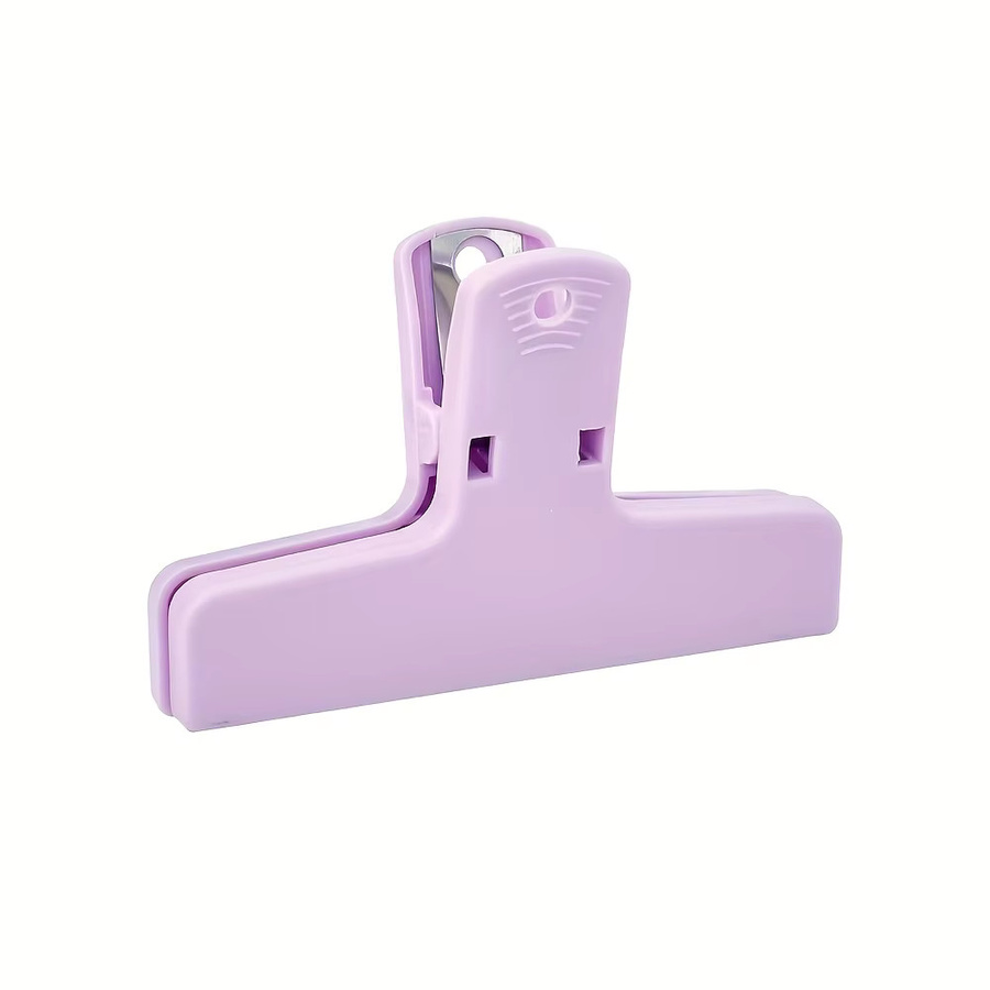 3 Stück Dokumentenklammern Foldback Clips in Pastellfarben aus Kunststoff mit langem Griff für Büro und Schule - Bild 3