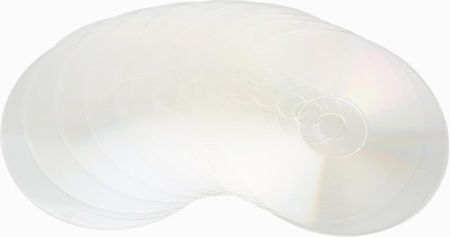 10 Stück transparente CDs von shoemst für DIY-Bastelarbeiten und dekorative Wandgestaltung - Bild 1