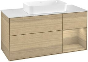 V&B Waschtischunterschrank Finion in Oa ven, Breite: 120 cm, Tiefe: 50,1 cm, Höhe: 50,1 cm - Bild 1
