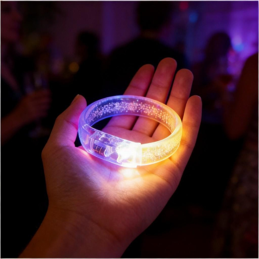 DewBloom LED leuchtendes Armband violett - Bild 3