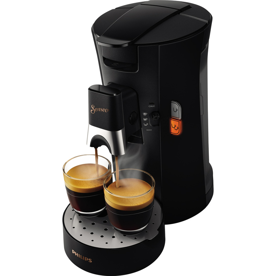 Philips Senseo Select CSA240/60 Kaffeepadmaschine in Schwarz mit programmierbaren Portionen und Abschaltautomatik - Bild 3