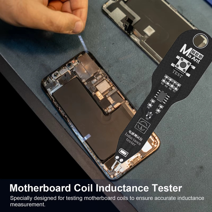 Alloet Motherboard Spulen Tester Induktivitäts Detektor in Schwarz für PC Reparaturen - Bild 4