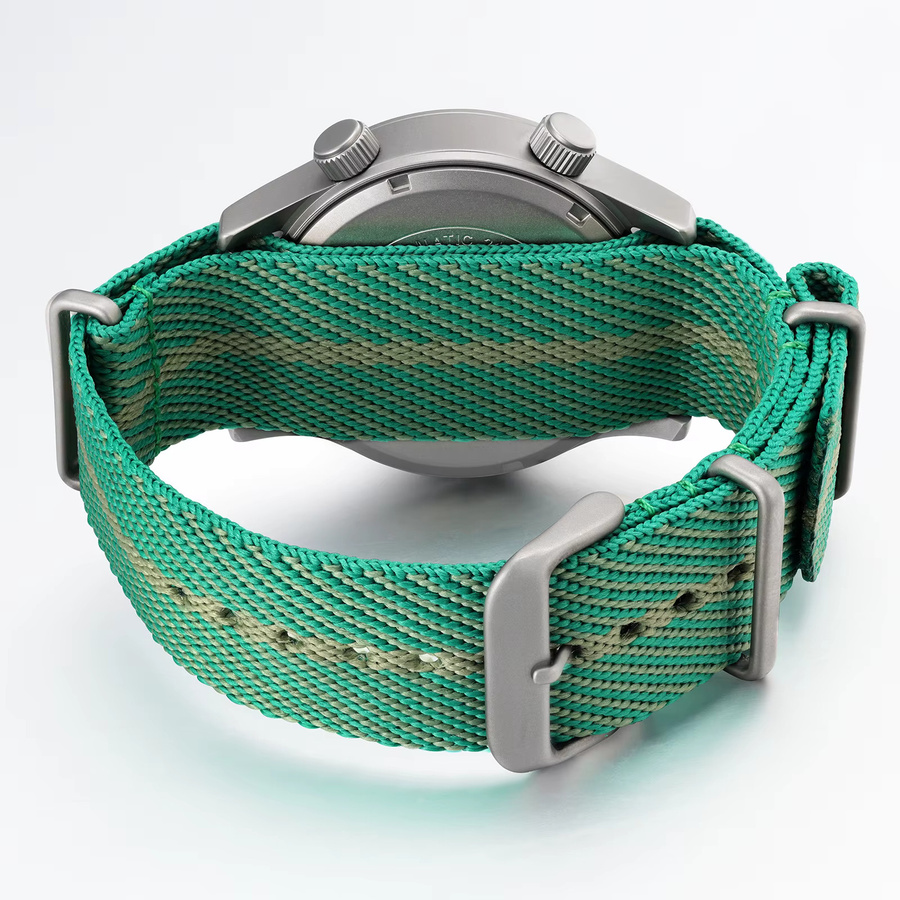 BERNY Herren-Taucheruhr, Titan, Automatik, Saphirglas, 20 ATM, Textil/NATO - Bild 5