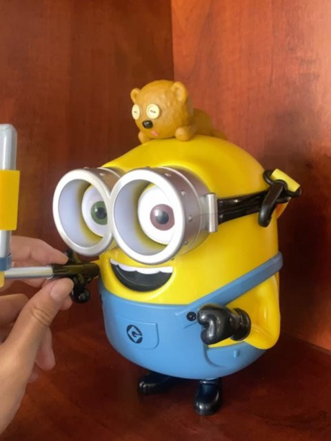 Potdemiel Minions Popcorn Eimer Ornament, Kunststoff, Gelb - Bild 1