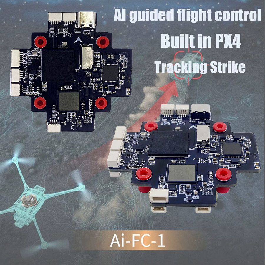 Ai-FC-1 Terminal Guidance Flight Controller mit integriertem PX4 und CVBS-Kamera Unterstützung in Schwarz - Bild 4