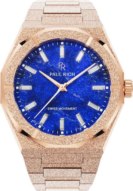 Paul Rich Herrenuhr, Quarz, Edelstahl, Blau, 43 mm, 5 ATM - Bild 1