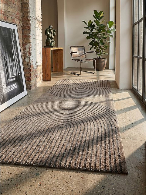 Pflegeleichter Läufer Kadima Design von MUOTA in Braun, B/T: 80 x 150 cm - Bild 1