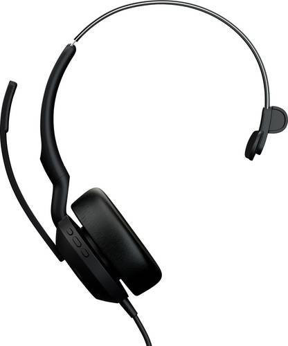 Jabra Evolve2 50 On-Ear Headset mit Bluetooth und USB Typ-A in Schwarz - Bild 2