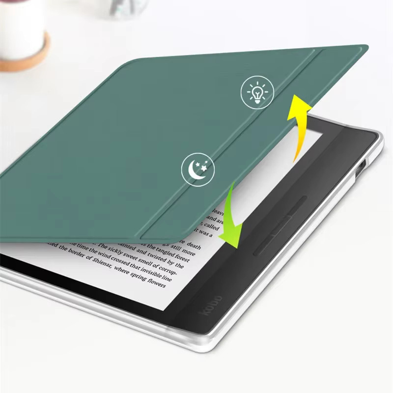 Amazon Magnetische abnehmbare Acrylhülle für Kindle Paperwhite 6/5/4/3 (10.-11. Generation, Grün) - Bild 3