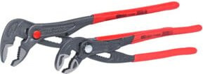 KS Tools Wasserpumpenzangen-Satz aus Chrom-Vanadium-Stahl, 2-teilig, Rot - Bild 1