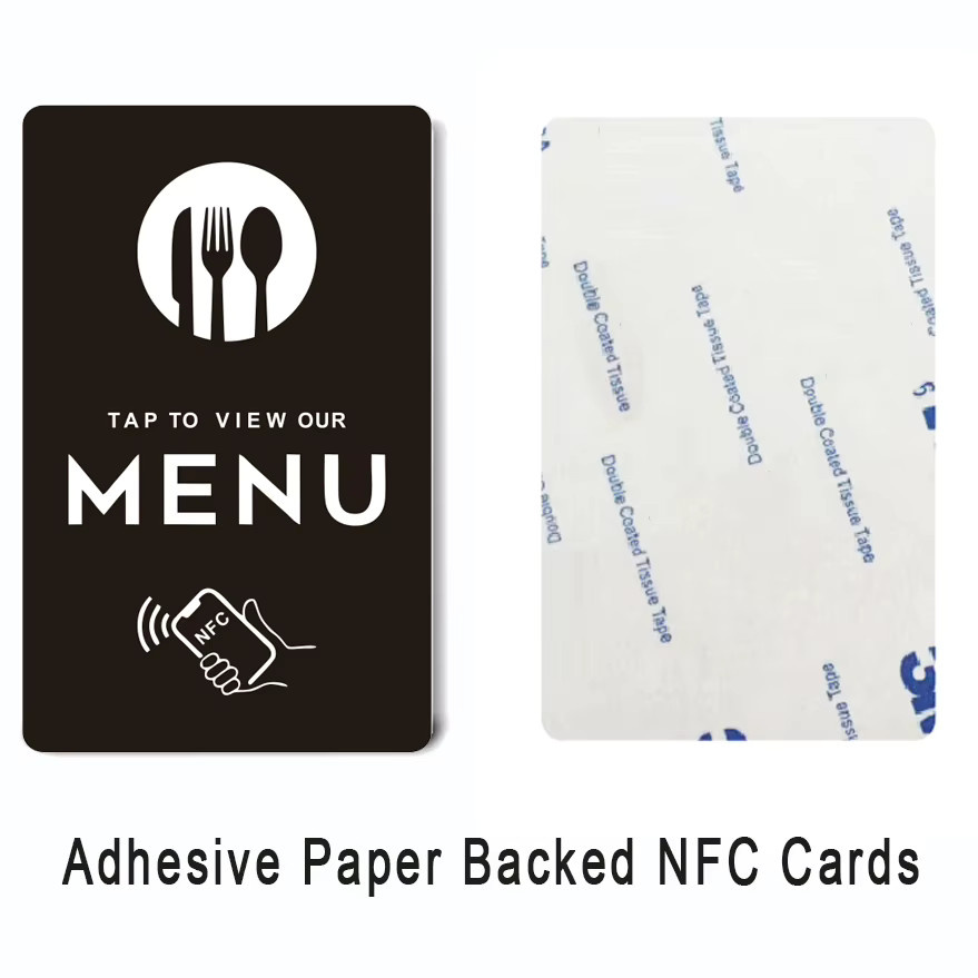 MochuaRFID NFC-Karte aus PVC in Schwarz für dein Online-Menü - Bild 2