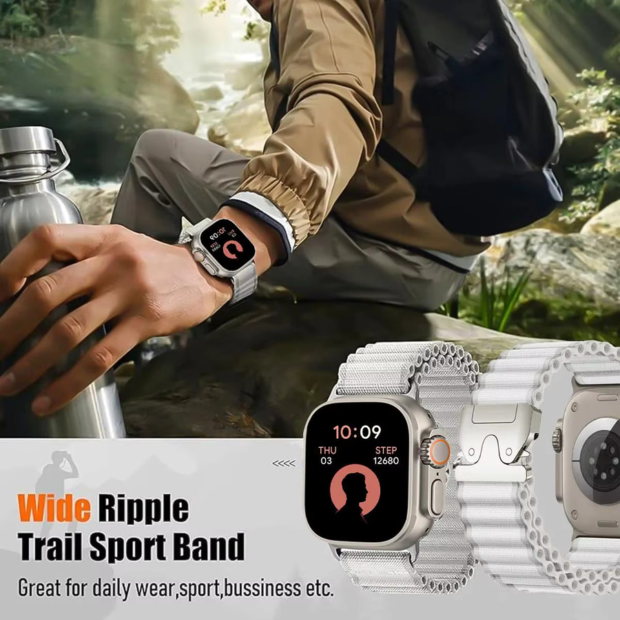 OAKCHARM Uhrenarmband Nylon, Offroad-Sportarmband, Unisex - Bild 4