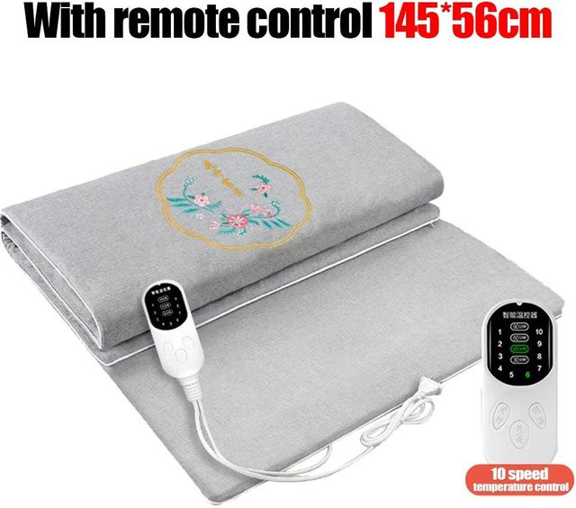 Binchi Health Electronics Elektrische Moxibustionspads mit Temperaturregelung als Ganzkörper-Heizmatte in Grau - Bild 1