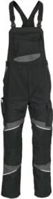 Kübler ACTIVIQ cotton+ Latzhose schwarz/anthrazit aus Poly-Cotton - Bild 1