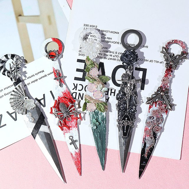 Bicai Schmetterlings-Kunai-Messer, Papierschneider, Dekorationsornament - Bild 1