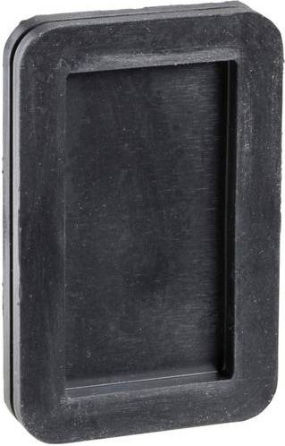 Schneider Electric LVS01215 PrismaSeT-P-OKKEN Kabeldurchführung für Kleinverteiler, Schwarz, 70 x 40 mm, 5 Stück - Bild 1