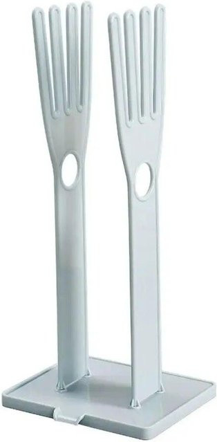 Multifunktionaler tragbarer Handschuhtrockner und Geschirrtuchtrockner von MTMA in Blau und Weiß, abnehmbares Küchenzubehör aus Kunststoff, B/T/H: 34,0 x 12,0 x 12,0 cm - Bild 1