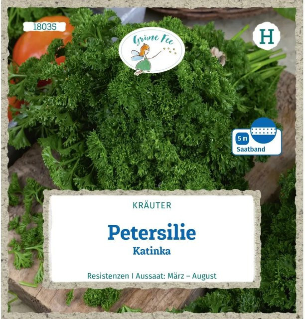 Grüne Fee Petersilie Katinka Saatband 5 m Saatgut - Bild 1