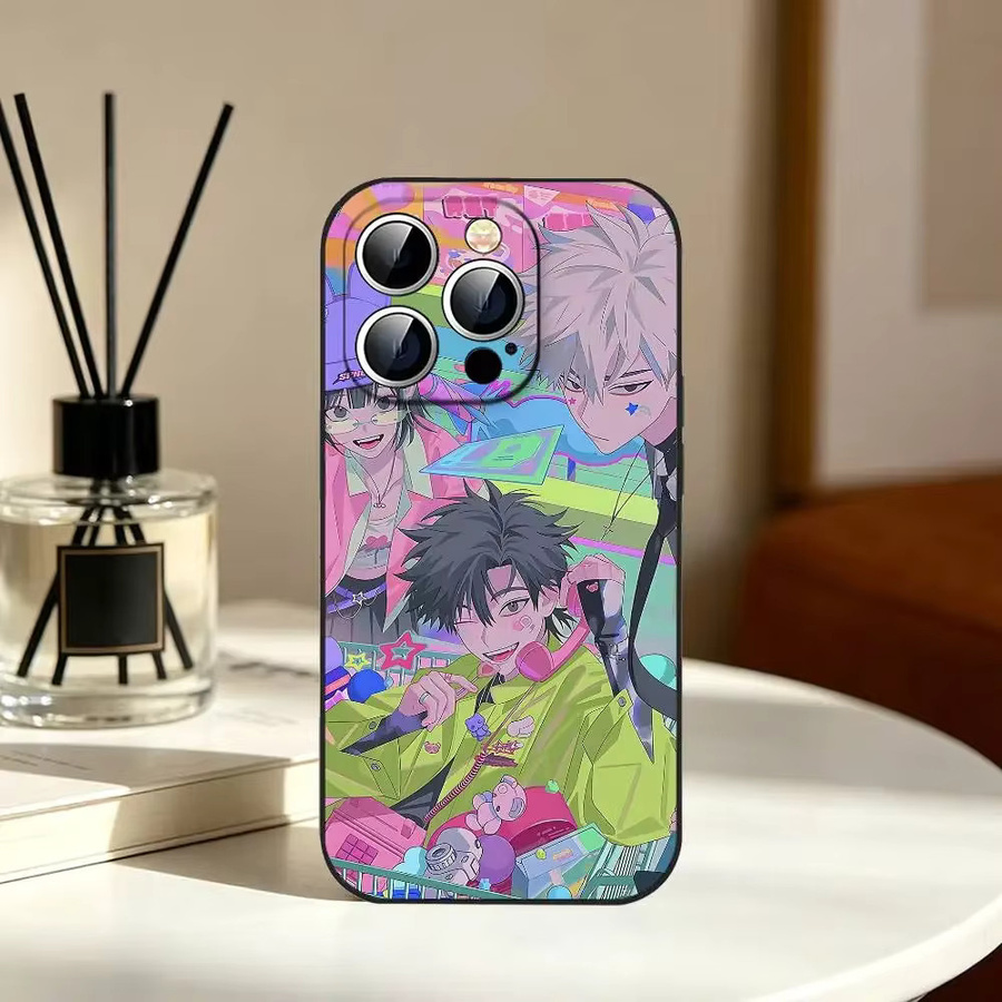 L-Link Anime Click Slim Stoßfeste Handyhülle für iPhone 11 bis iPhone 17 in Schwarz - Bild 6