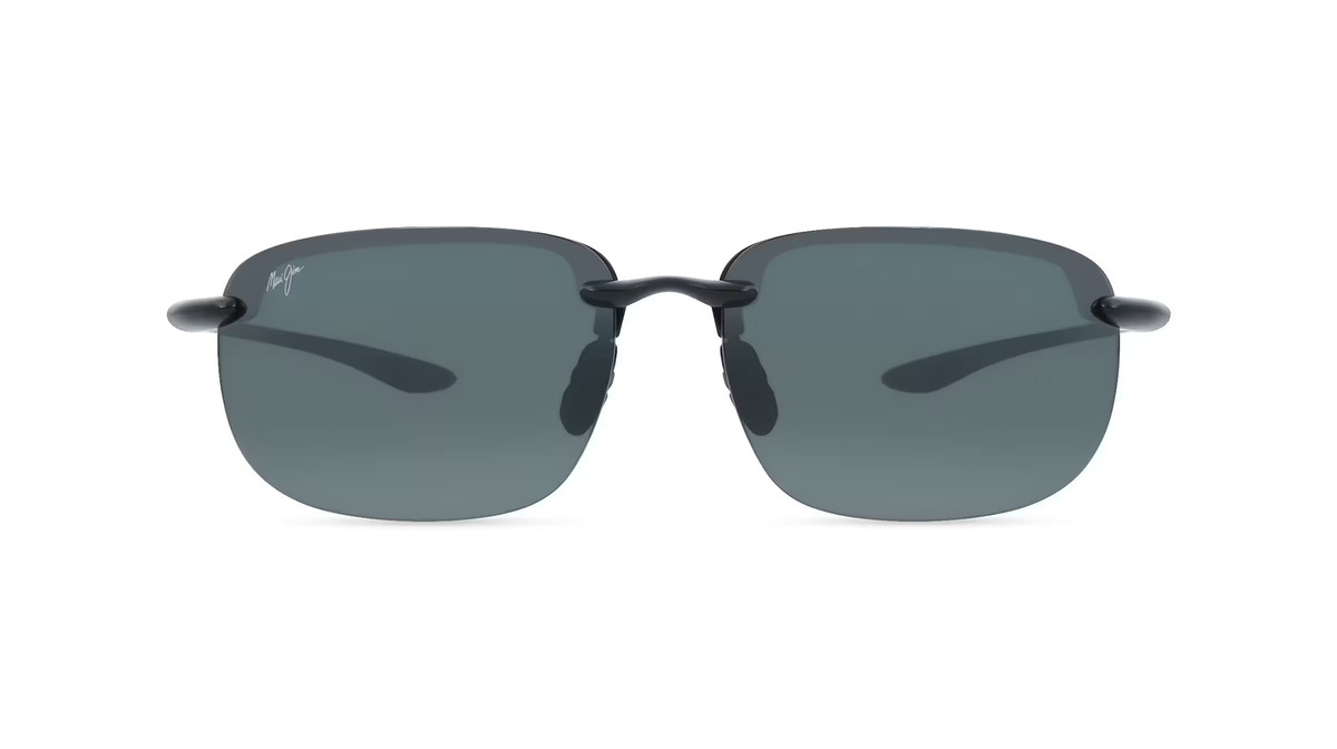 Maui Jim 456 Sonnenbrille, randlos, eckig, Kunststoff, Unisex, schwarz - Bild 1