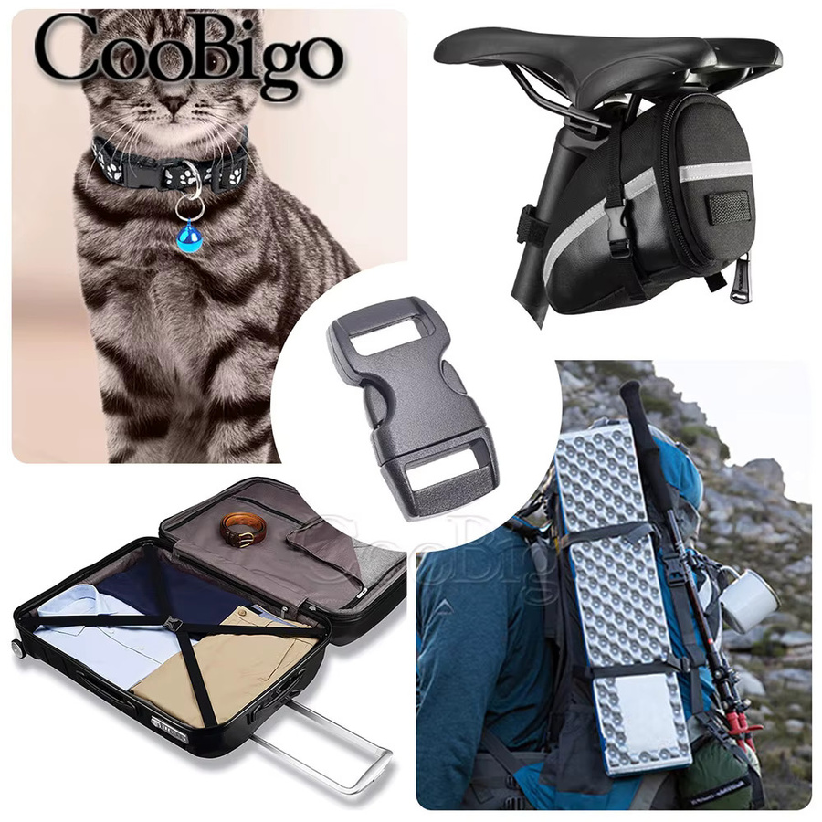 50 Stück Paracord Schnallen von CooBigo in Blau, 10 mm Verschlüsse für Armbänder, Halsbänder und Outdoor-DIY-Projekte - Bild 4