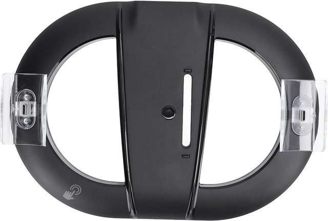 DIYelecs Vertikaler Ständer mit RGB-Beleuchtung für Slim Konsole Disc und Digital, Schwarz - Bild 1