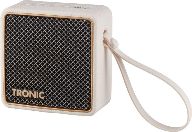 TRONIC Bluetooth Lautsprecher mit USB-C und IPX7 Wasserschutz in Beige - Bild 1