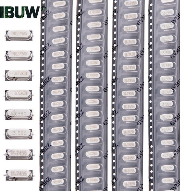 HC-49SMD SMD 2-Pin Passiver Quarzoszillator Hochpräziser Quarzresonator in Silber - Bild 1