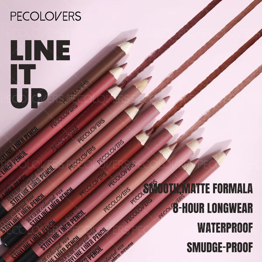 PECOLOVERS Lipliner-Stift, matt, Rotbrauntöne, Unisex - Bild 5