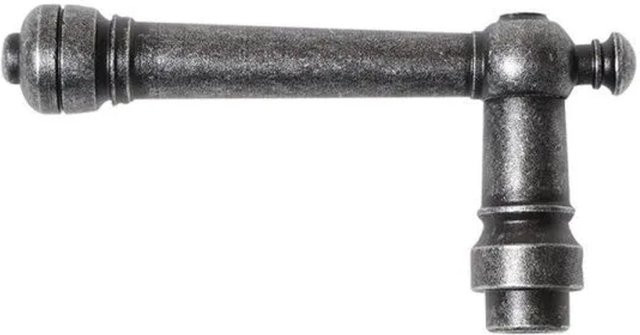 FeNau Türdrücker aus Stahl, galvanisch verzinkt, Schwarz, B/H: 180 x 180 mm, Tiefe: 140 mm - Bild 1
