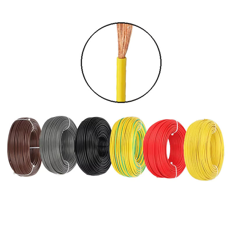 RV-Elektrodraht einadriges Kupfer-Flexkabel mit PVC-Isolierung, Farbe: Braun, Temperaturbeständigkeit: 70 °C - Bild 4