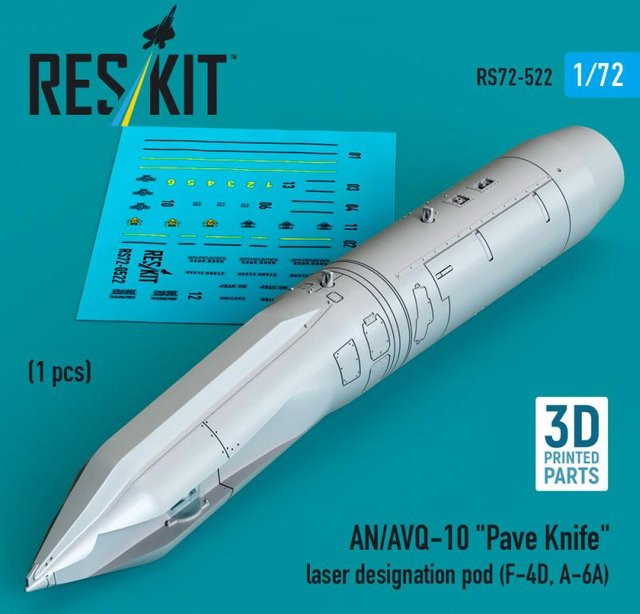 ResKit Models AN/AVQ-10 Pave Knife laser designation pod, 1-teiliges Set - Bild 1